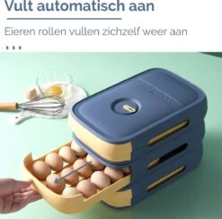 EGG BOX Wit Ei Opbergbox Eierhouder Eierdoos Koelkast Organizer -Mepal shop 1200x1179 6