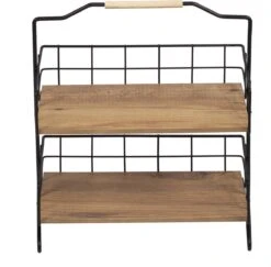 Metalen Keuken Etagere 2 Laags Van Naturn Living | Keuken Opbergrek | Kruidenpotjes Rek | Kruiden Organizer | Keuken Rek Specerijen | Mat Zwart -Mepal shop 1200x1179 8