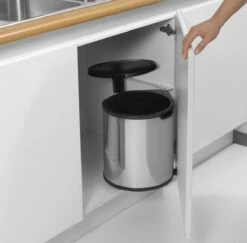 Brabantia Built-in-Bin Prullenbak - 15 L - Brilliant Steel -Mepal shop 1200x1180 1