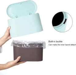 Prullenbak Retro Design Lichtblauw Tafel - Prullenbak Vuilnisbak Vuilnisbakje Auto - Prullenbak Badkamer - Klein - Wc - Afvalbak- Auto - Bureau 14 Prullenbak Retro Design Lichtblauw Tafel - Prullenbak Vuilnisbak Vuilnisbakje Auto - Prullenbak Badkamer - Klein - Wc - Afvalbak- Auto - Bureau -Mepal shop 1200x1183 5