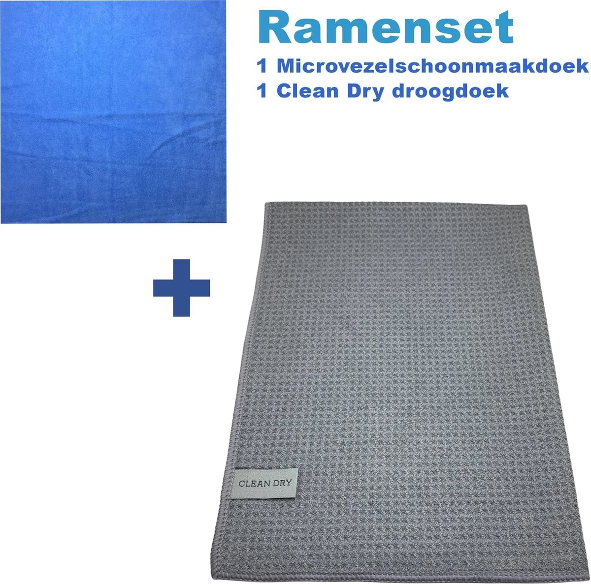 Ramenset Raamdoeken Microvezel Glasdoeken Droogdoek Ramen Clean Dry Blauw/Grijs 3 Ramenset Raamdoeken Microvezel Glasdoeken Droogdoek Ramen Clean Dry Blauw/Grijs