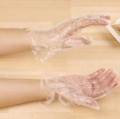 Merkloos 200 Stuks Plastic Wegwerp Handschoenen Voordeelverpakking - Wegwerp - Transparante Plastic Wegwerphandschoenen Large 2 X 100st Voordeelverpakking -Mepal shop 1200x1188