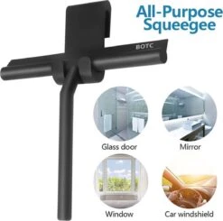 BOTC Douchewisser - Raamwisser - Silicone - 21cm X 16cm - Badkamer Accessoires -Zwart 18 BOTC Douchewisser - Raamwisser - Silicone - 21cm X 16cm - Badkamer Accessoires -Zwart -Mepal shop 1200x1189