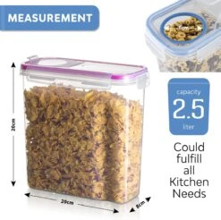 TNM Luxe Luchtdichte Voorraadbussen Set (4x2,5L) – Voorraadpotten - 4 Kleuren -Mepal shop 1200x1193 8