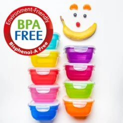 Lock&Lock Vershoudbakjes Set Met Deksel - Snackdoosjes - 9 Stuks - Lekvrij - Stapelbaar - Volwassenen En Kinderen - Multicolor Mix -Mepal shop 1200x1194 10