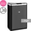 Wesco Prullenbak Mat Zwart - I.Master Met Google Home Of Amazon Alexa Spraakbesturing -Mepal shop 1200x1195 11