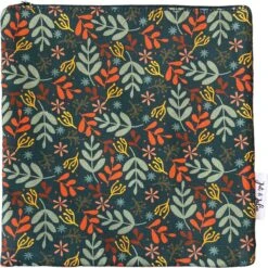 Jut & Julie - Boterhamzakje - Blaadjes - 22x22cm - Herbruikbaar - Wasbaar - Duurzaam - Lunchzakje - Lunchtas - Lunchbox Volwassenen