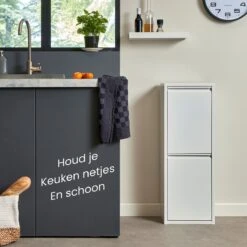 VEEHAUS – Allen - Prullenbak 2 Vakken – Afvalemmer 30 Liter (2x 15L) – Wit - 2-vaks Prullenbak Afvalscheiding – Afvalbak Metaal – Hygiënisch Recyclen - Afval Scheiden - Prullenbak 14 VEEHAUS – Allen - Prullenbak 2 Vakken – Afvalemmer 30 Liter (2x 15L) – Wit - 2-vaks Prullenbak Afvalscheiding – Afvalbak Metaal – Hygiënisch Recyclen - Afval Scheiden - Prullenbak -Mepal shop 1200x1200 1011