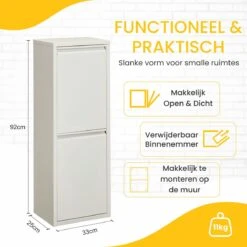 VEEHAUS – Allen - Prullenbak 2 Vakken – Afvalemmer 30 Liter (2x 15L) – Wit - 2-vaks Prullenbak Afvalscheiding – Afvalbak Metaal – Hygiënisch Recyclen - Afval Scheiden - Prullenbak 16 VEEHAUS – Allen - Prullenbak 2 Vakken – Afvalemmer 30 Liter (2x 15L) – Wit - 2-vaks Prullenbak Afvalscheiding – Afvalbak Metaal – Hygiënisch Recyclen - Afval Scheiden - Prullenbak -Mepal shop 1200x1200 1013