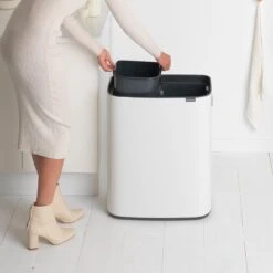 Brabantia Bo Touch Bin Prullenbak - 2 X 30 L - White -Mepal shop 1200x1200 1019