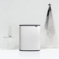 Brabantia Bo Touch Bin Prullenbak - 2 X 30 L - White -Mepal shop 1200x1200 1021