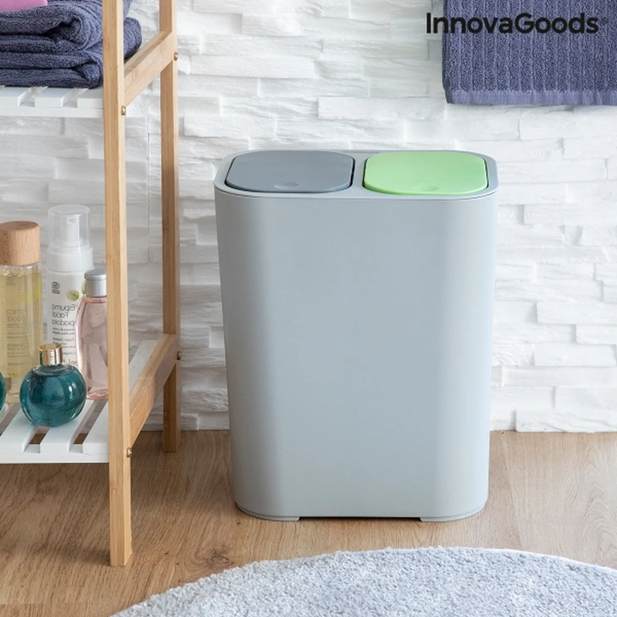 INNOVAGOODS - AFVALBAK - AFVALSCHEIDING - DUO PRULLENBAK - AFVAL SCHEIDEN - AFVALBAK AFVALSCHEIDING 6 INNOVAGOODS - AFVALBAK - AFVALSCHEIDING - DUO PRULLENBAK - AFVAL SCHEIDEN - AFVALBAK AFVALSCHEIDING - Afbeelding 4