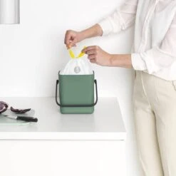 Brabantia Sort & Go Aanrecht Afvalbakje - 3 L - Fir Green -Mepal shop 1200x1200 1118
