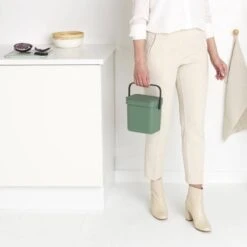 Brabantia Sort & Go Aanrecht Afvalbakje - 3 L - Fir Green -Mepal shop 1200x1200 1122