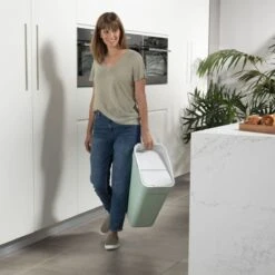 Curver Ready To Collect Prullenbak 30L - Groen/Lichtgrijs -Mepal shop 1200x1200 1136