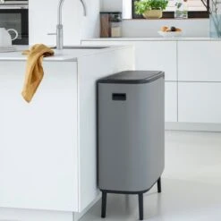 Brabantia - Bo Touch Bin Hi 2 X 30 L Mineral C Grey -Mepal shop 1200x1200 1165