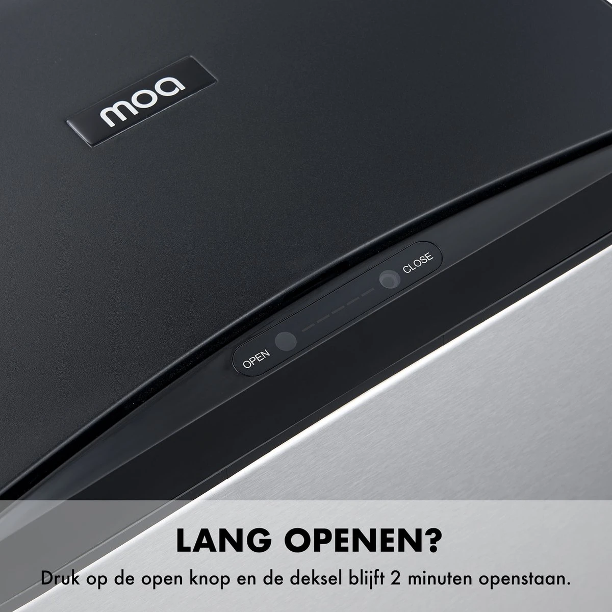 MOA Sensor Prullenbak - 50 Liter - RVS & Duurzaam ABS - Non-slip - Geruisloze Deksel - Vertraagd Sluiten Modus - Stainless - SB02S 11 MOA Sensor Prullenbak - 50 Liter - RVS & Duurzaam ABS - Non-slip - Geruisloze Deksel - Vertraagd Sluiten Modus - Stainless - SB02S - Afbeelding 9