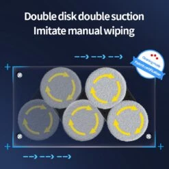 PuroTech Robot Ramenwasser - Ruitenreiniger - Nieuwste Uitvoering - Ramenwisser - Elektrische Ramenwisser - Incl. Afstandsbediening - Raamrobot -Mepal shop 1200x1200 126