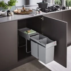 Wesco Inbouw Afvalbak 2 X 14 Liter -Mepal shop 1200x1200 1273