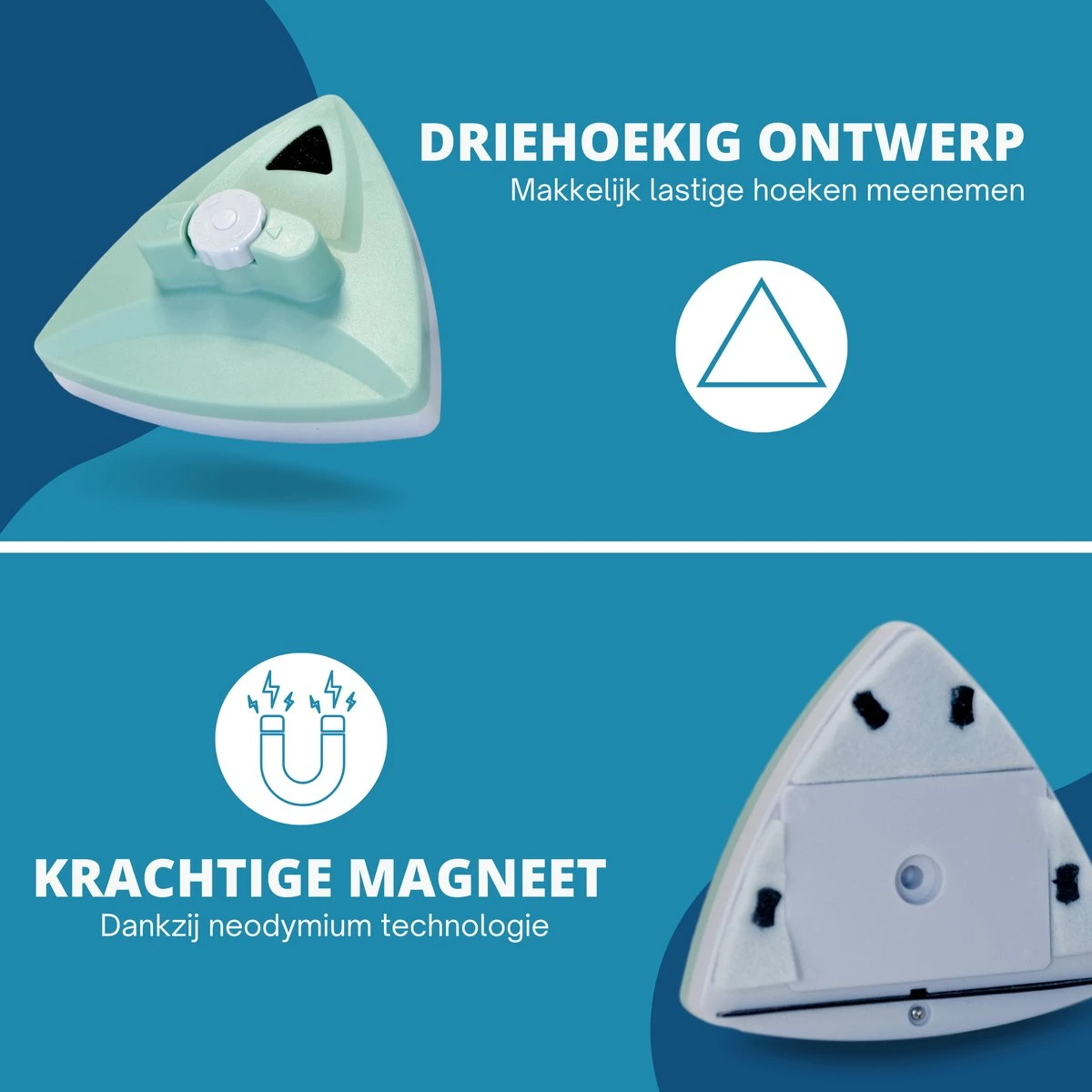 Hoopy Pro™ Magnetische Raamwasser - Magnetische Raamwasser Voor Dubbel Glas - Ruitenreiniger - Ramenwasser 4 Hoopy Pro™ Magnetische Raamwasser - Magnetische Raamwasser Voor Dubbel Glas - Ruitenreiniger - Ramenwasser - Afbeelding 2