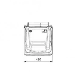Merkloos Kliko Kunststof Afval Rolcontainer Mini - Prullenbak - 120 Liter Inhoud - Grijs -Mepal shop 1200x1200 1328