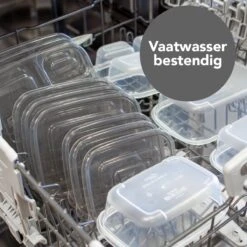 Meal Prep Bakjes - Diepvriesbakjes - Vershoudbakjes Set Met Deksel - Magnetron Bakjes - Diepvriesdozen - Met 3 Compartimenten - Stevig En Herbruikbaar - BPA Vrij - Set Van 6 Stuks - 965ml -Mepal shop 1200x1200 1396