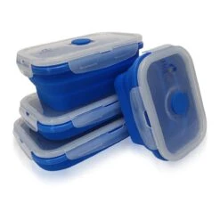 Hogar Vershoudbakjes - Meal Prep Bakjes - Diepvriesbakjes - Vershouddoos - Vershoudbakjes Set Met Deksel – Inklapbaar - 4 Stuks - Anti Lek Deksel - BPA Vrij Siliconen -Mepal shop 1200x1200 1480