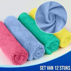Nince Microvezeldoekjes - Set Van 12 - Schoonmaakdoekjes 30x30 - Reinigingsdoekjes - Vaatdoekjes 14 Nince Microvezeldoekjes - Set Van 12 - Schoonmaakdoekjes 30x30 - Reinigingsdoekjes - Vaatdoekjes -Mepal shop 1200x1200 152