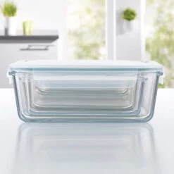 GOURMETmaxx Klick-it Glazen Bewaardozen, Set Van 4 Potten Met Deksels | Vaatwasmachine-, Magnetron- En Vriezerbestendig, Deksels Met Siliconen Afdichting En 4-weg Kliksluiting Transparent 13 GOURMETmaxx Klick-it Glazen Bewaardozen, Set Van 4 Potten Met Deksels | Vaatwasmachine-, Magnetron- En Vriezerbestendig, Deksels Met Siliconen Afdichting En 4-weg Kliksluiting Transparent -Mepal shop 1200x1200 1520