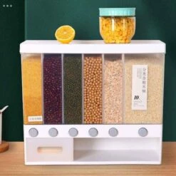 Food Dispensers - Cereal & Noten Dispensers - Rijst Dispensers - 6 Containers - Wit - -Mepal shop 1200x1200 1534