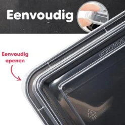 Bablue Meal Prep Bakjes - 7 Stuks - Met 7 Extra Dressingsbakjes - Vershoudbakjes Set Met Deksel - Plastic Bakjes Met Deksel - Lunchbox - Diepvriesbakjes - Bewaardozen Met Deksel - Geschikt Voor Diepvries Magnetron Vaatwasser - In Elkaar Te Stapelen -Mepal shop 1200x1200 1551