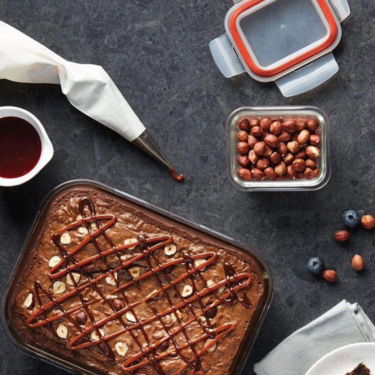 Lock&Lock Glazen Mini Vershoudbakjes - Glazen Bakjes Met Deksel - Ovenschaaltjes Met Deksel - Set Van 9 Stuks - 160 Ml 7 Lock&Lock Glazen Mini Vershoudbakjes - Glazen Bakjes Met Deksel - Ovenschaaltjes Met Deksel - Set Van 9 Stuks - 160 Ml - Afbeelding 5