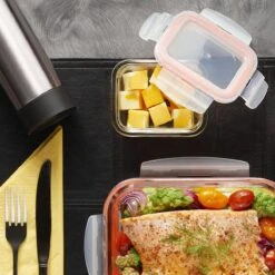 Lock&Lock Glazen Mini Vershoudbakjes - Glazen Bakjes Met Deksel - Ovenschaaltjes Met Deksel - Set Van 9 Stuks - 160 Ml 17 Lock&Lock Glazen Mini Vershoudbakjes - Glazen Bakjes Met Deksel - Ovenschaaltjes Met Deksel - Set Van 9 Stuks - 160 Ml -Mepal shop 1200x1200 1557