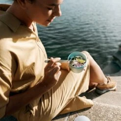 Mepal – Snackpot Ellipse 500 Ml – Praktische Snackbox Voor Onderweg – Nordic Green - Mag In De Magnetron, Vriezer En Vaatwasser. -Mepal shop 1200x1200 1563