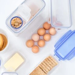Lock&Lock Eierdoos - Eieropbergbox - Koelkast Organizer - Voor 12 Eieren - Transparant -Mepal shop 1200x1200 1582