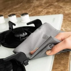 Tuiste Set Van 4, Grijs, Microvezel Microvezeldoeken, Permium Poetsdoeken, Stofdoeken, Nano Poetsdoeken, Micro Magic Magische Doeken, Multifunctionele Reinigingsdoeken, Set Van 4, 37 X 57 Cm -Mepal shop 1200x1200 162