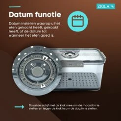 Zigla - Vershouddoos – Datumaanduiding – Voedselcontainer – Meal Prep – Fruitbakje – Vacuum Bewaardoos – Foodsaver -Mepal shop 1200x1200 1620