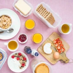 Lock&Lock Cracker Bewaardoos - Knackebrod Bewaardoos - Vershouddoos - 1,5 Liter - Transparant - Set Van 2 Stuks -Mepal shop 1200x1200 1630