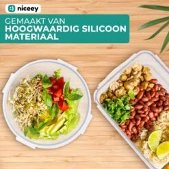 Niceey Meal Prep Bakjes - 8 Stuks - Vershoudbakjes Set Met Deksel - Magnetron Bakjes Met Deksel - Diepvriesbakjes - Plastic 15 Niceey Meal Prep Bakjes - 8 Stuks - Vershoudbakjes Set Met Deksel - Magnetron Bakjes Met Deksel - Diepvriesbakjes - Plastic -Mepal shop 1200x1200 1645