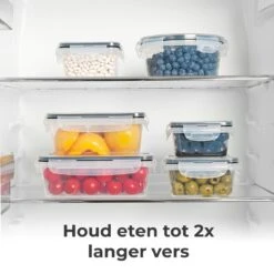 Vershoudbakjes - Meal Prep Bakjes - Lunchbox - Diepvriesbakjes - Vershouddoos - 10 Stuks - 1050ML - BPA Vrij - Stosh -Mepal shop 1200x1200 1655