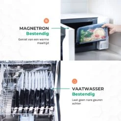 VitalDrive Meal Prep Bakjes - Magnetron Bakjes Met Deksel - Vershoudbakjes Set - Plastic Bakjes - 10 Stuks -Mepal shop 1200x1200 1676