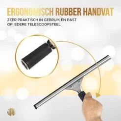 RVS Raamtrekker - 35cm - Raamwisser - Hoogwaardig RVS - Professioneel En Huishoudelijk Gebruik - Verwisselbaar Rubber 11 RVS Raamtrekker - 35cm - Raamwisser - Hoogwaardig RVS - Professioneel En Huishoudelijk Gebruik - Verwisselbaar Rubber -Mepal shop 1200x1200 17