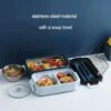 Lunchbox - Meal Prep Bakjes - Lunch Box Met Deksel - Meal Prep – Bento Box - Lunchtrommel Met Bestek Blauw -Mepal shop 1200x1200 1707