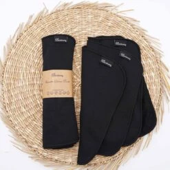 Bamboozy Vaatdoekjes Zwart 3 Stuks Herbruikbaar Keukenpapier Unpaper Towel Bamboevezels Plasticvrij -Mepal shop 1200x1200 173