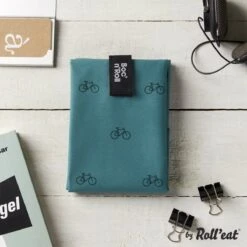 Roll'Eat Boc'n'Roll Foodwrap - Herbruikbaar Boterhamzakje - Fiets -Mepal shop 1200x1200 1732