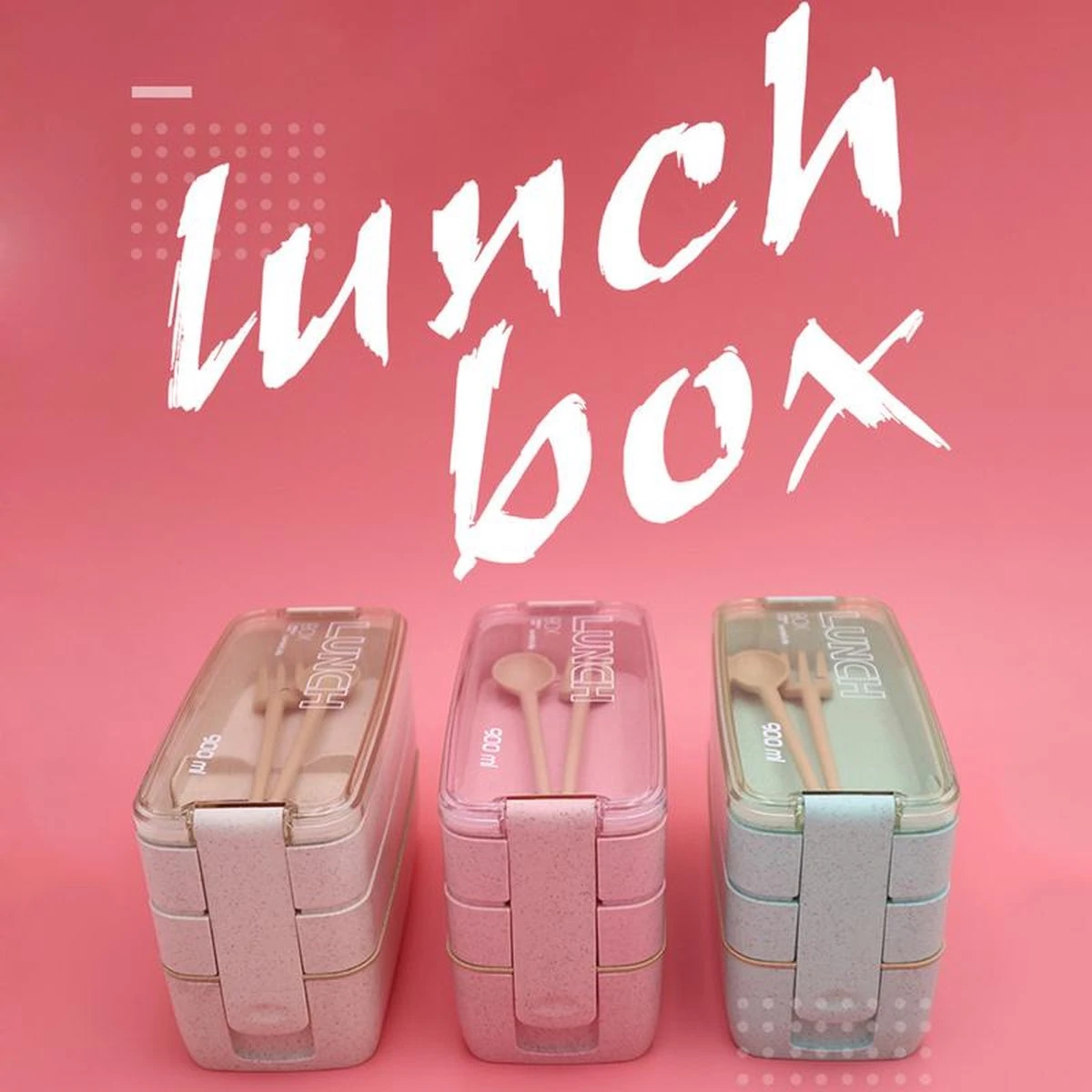 Lunchbox - Meal Prep Bakjes - Lunch Box Met Deksel - Meal Prep – Bento Box - Lunchtrommel Met Bestek Beige 16 Lunchbox - Meal Prep Bakjes - Lunch Box Met Deksel - Meal Prep – Bento Box - Lunchtrommel Met Bestek Beige - Afbeelding 14