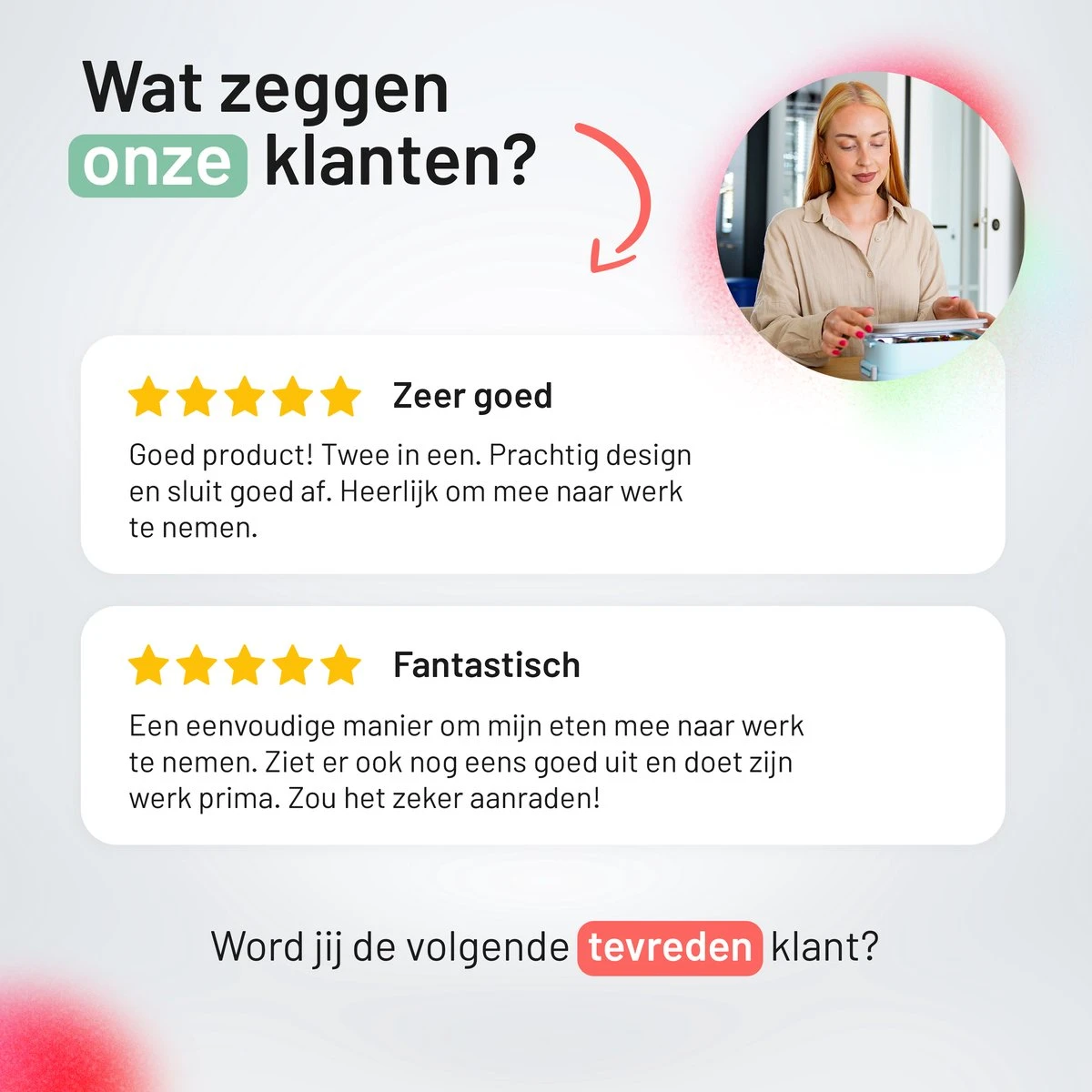 Triple J® Lunchbox - Broodtrommel - Lucht- & Lekvrij - Incl. Bestek - Magnetron & Vaatwasser Bestendig 10 Triple J® Lunchbox - Broodtrommel - Lucht- & Lekvrij - Incl. Bestek - Magnetron & Vaatwasser Bestendig - Afbeelding 8