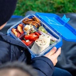 Klarstein Schmatzfatz Junior Lunchbox 6 Vakken - Bento - Vershouddoos 21,3 X 15 X 4,5 Cm (BxHxD) - BPA-vrij - Vaatwasserbestendig -Mepal shop 1200x1200 1806