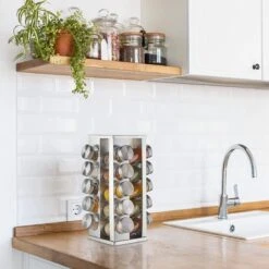 Pleasantwork Kruidenrek - Staand - Draaibaar - 20 Potjes -Mepal shop 1200x1200 1812