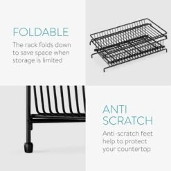 Navaris Stalen Kruidenrekje 2 Etages - Kruidenrek Staand - Rek Voor Kruidenpotjes En Glaasjes - Multifunctionele Organizer Voor Keuken En Badkamer -Mepal shop 1200x1200 1844